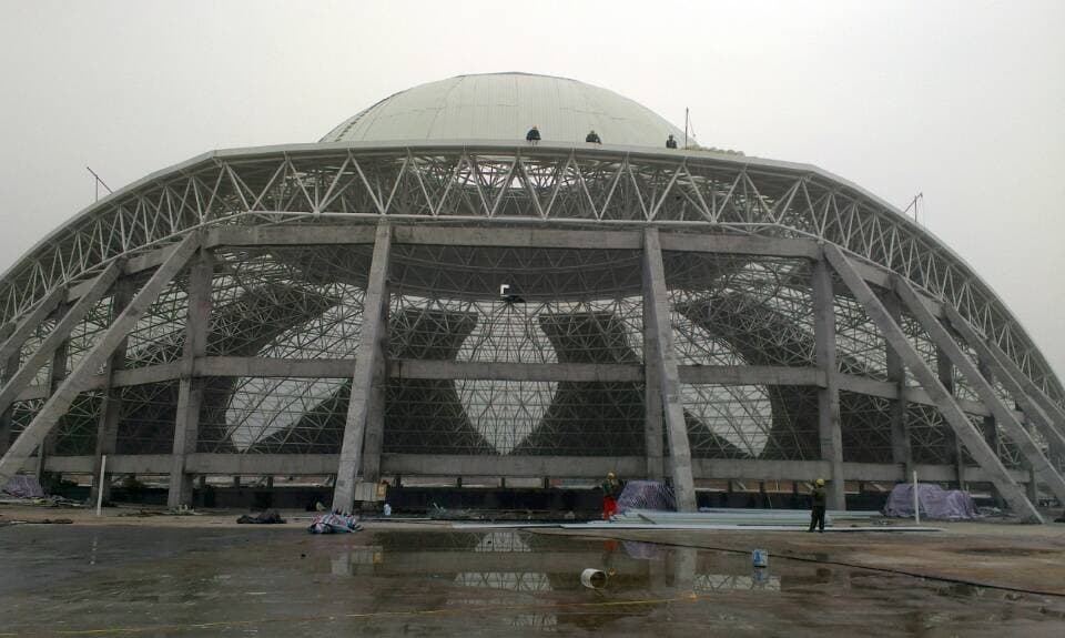 山南网架加工厂